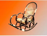 Кресло-качалка "Клуша" с подставкой для ног не оплетена